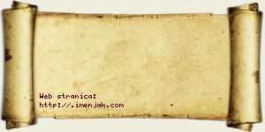 Natalija Stojaković vizit kartica